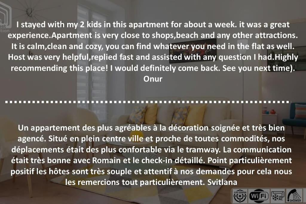 #28 1 Bdr Flat Ac Balcony Hper Central 10Mins To Beach & Old Town Nisa Exterior foto